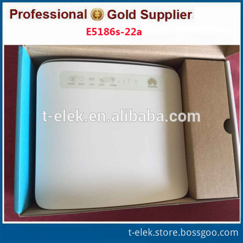 Hot Selling Huawei E5186s-22a LTE FDD 800/900/1800/2100/2600MHz CAT6 LTE CPE